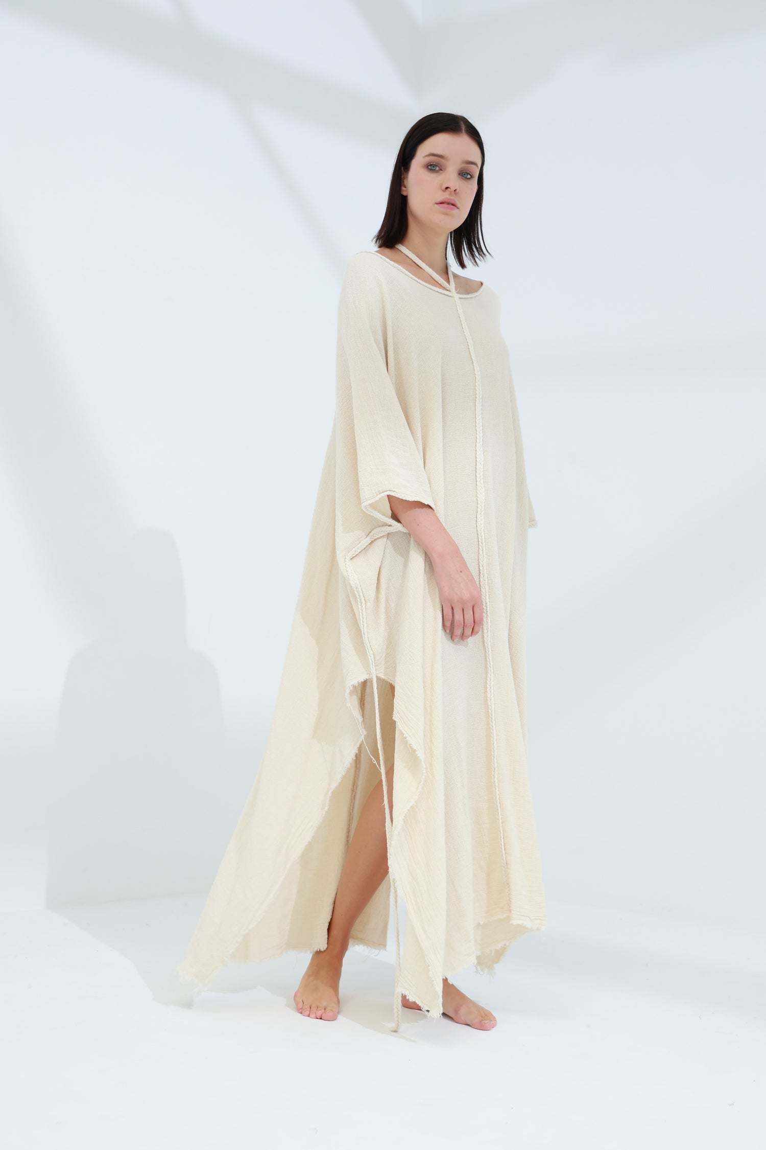 Sande Linen Kaftan Burro | G Linen World 