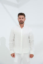Load image into Gallery viewer, Armonia Men&#39;s 100% Linen Shirt - Optico | G Linen World 
