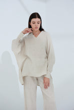 Load image into Gallery viewer, Armonia Pure Linen Shirt Sabbia | G Linen World 
