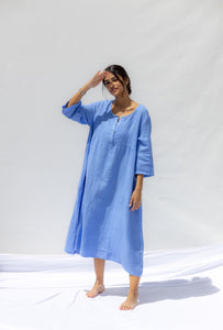 Light Blue Señorita Dress - Azzuro