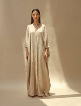 Aria Pure Linen Bisht Abaya Safari | G Linen World 